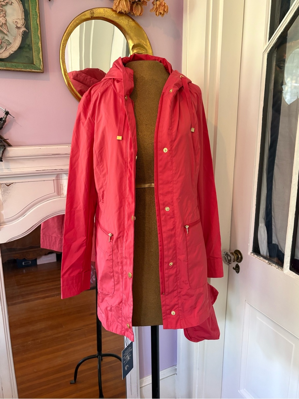 NWT Cole Haan Rain Coat